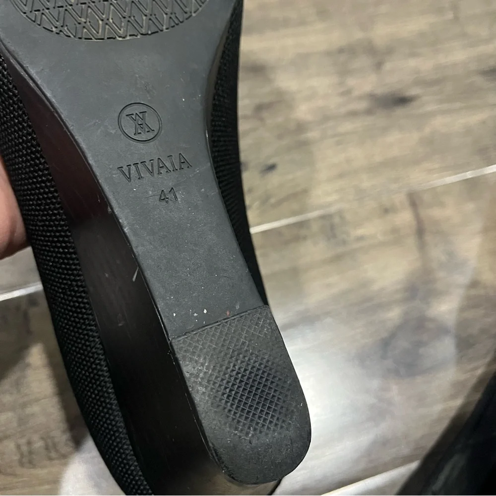 Vivaia Aria Wedge Pro Women's Pointed Toe Wedge Black Shoes EUR 41 US 10/10.5